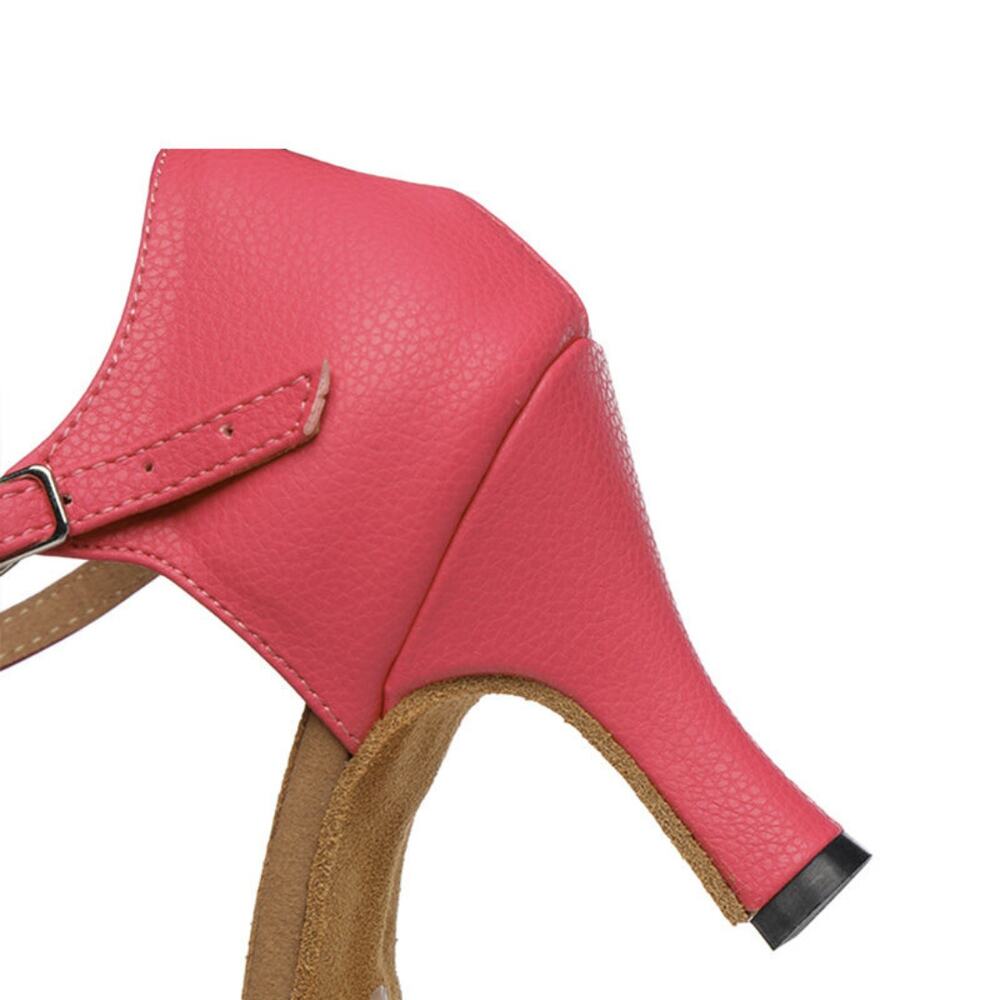 D&S Leatherette Heels Modern Ballroom Dance Shoes | 7 | 2.3" Cuban Heel - Picture 7 of 7